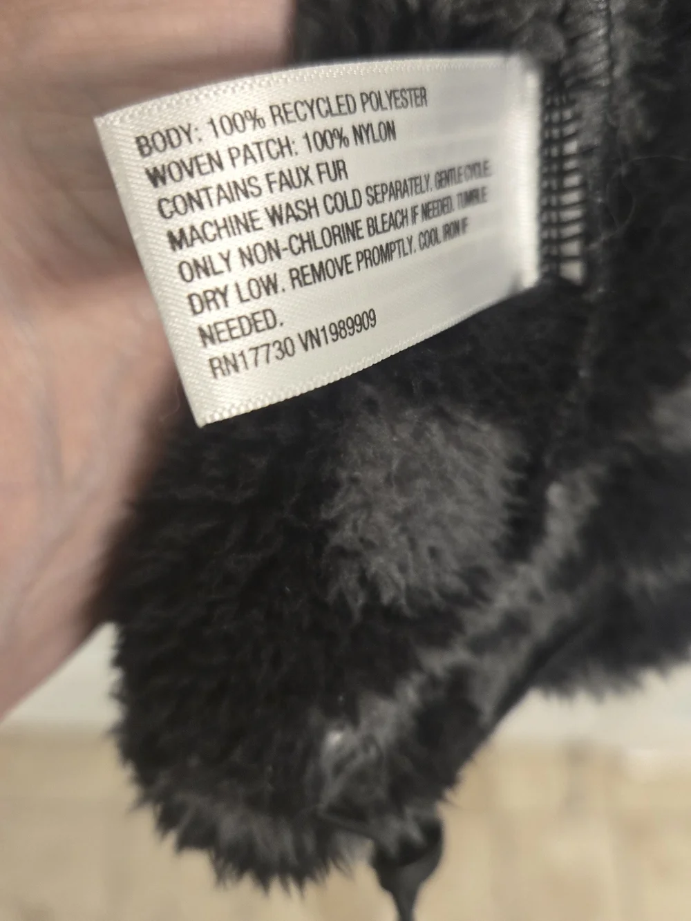 JoyLab Black & Gray Patterned Teddy Jacket for Women - Picture 4 of 8